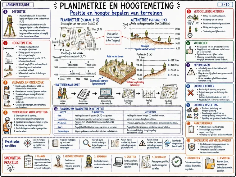 Planimetrie en hoogtemetrie (2/10)