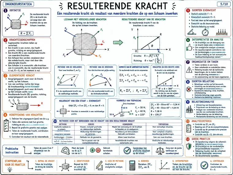 Resulterende krachten (5/10)