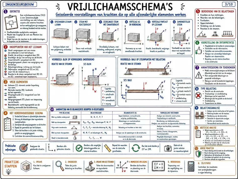 Vrije lichaamsdiagrammen (3/10)